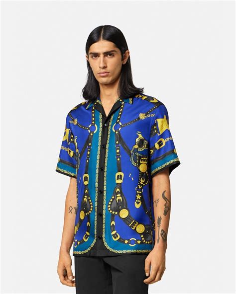 versace silk shirt australia|versace silk shirt price.